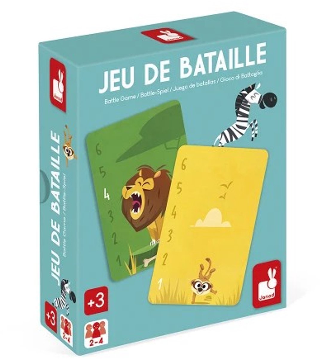 Janod - juego - juego de batalla con cartas