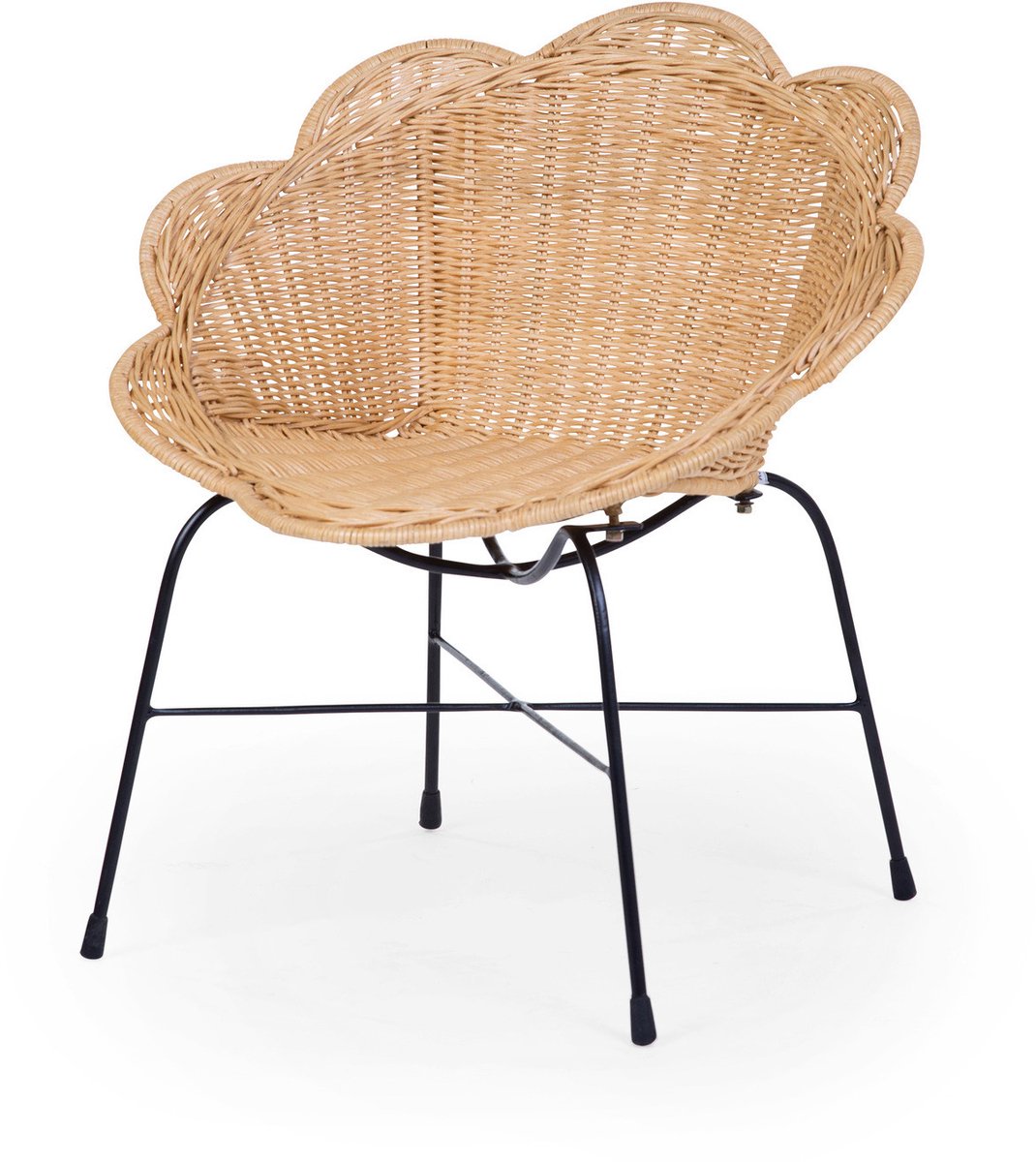 Childhome kinderstoel flower – rotan – lichtgewicht – vintage design – vanaf 2 jaar