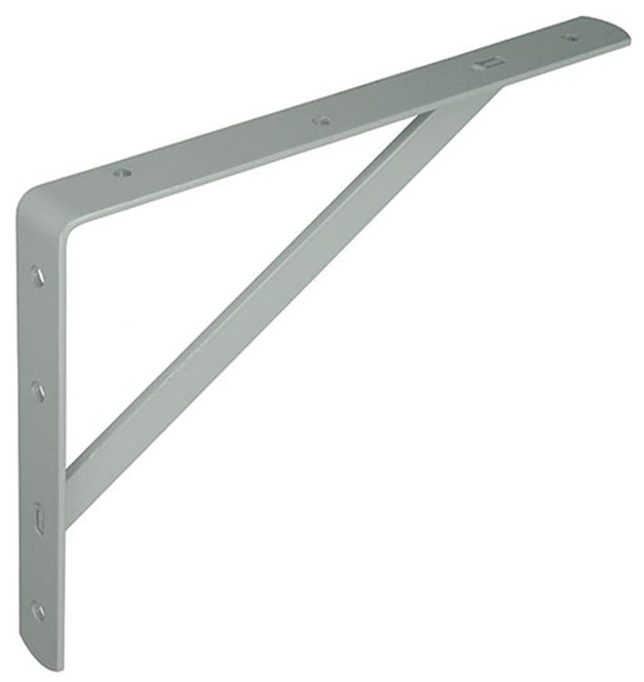 1013893 - soporte estante reforzado blanco 200x300mm | 10 piezas