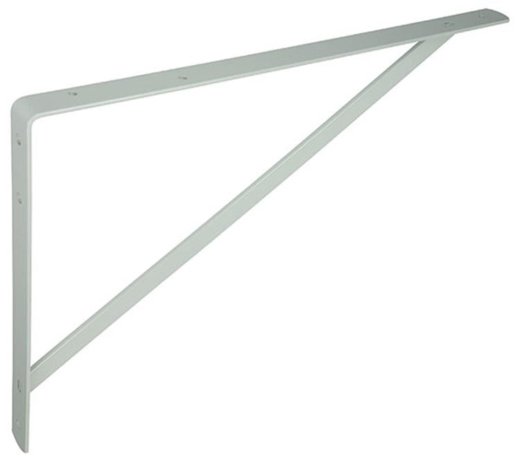 1013895 - soporte estante reforzado blanco 330x500mm | 10 piezas