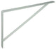 1013895 - soporte estante reforzado blanco 330x500mm | 10 piezas