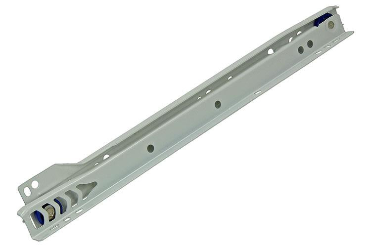 1013687 - par de guías para cajones con ruedas blanco 25kg 30cm | 5 piezas