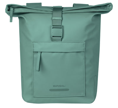 Basil bolsa doble para bicicleta brooklyn 41l 14 x 30 x 37 cm - verde