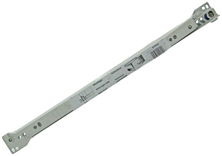 1013689 - par de guías para cajones con ruedas blanco 25kg 40cm | 5 piezas