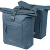Basil dubbele fietstas brooklyn mik 41l 14 x 30 x 37 cm - blauw
