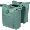 Basil dubbele fietstas brooklyn mik 41l 14 x 30 x 37 cm - groen