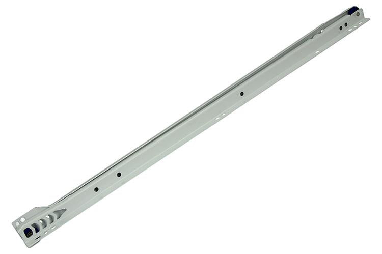 1013692 - par de guías para cajones con ruedas blanco 25kg 55cm | 5 piezas