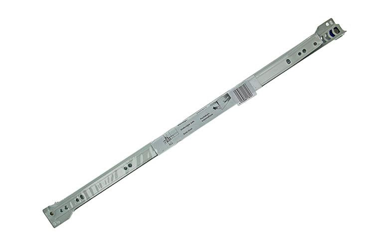 1013692 - par de guías para cajones con ruedas blanco 25kg 55cm | 5 piezas