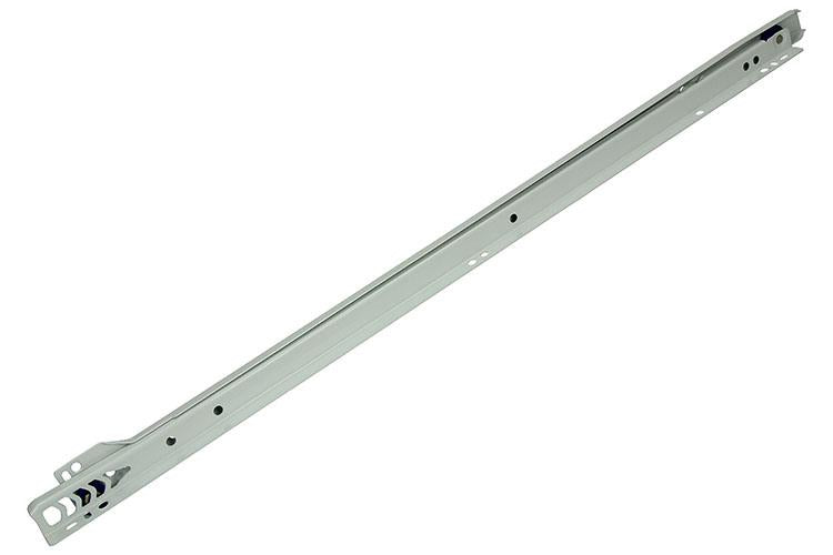 1013693 - par de guías para cajones con ruedas blanco 25kg 60cm | 5 piezas
