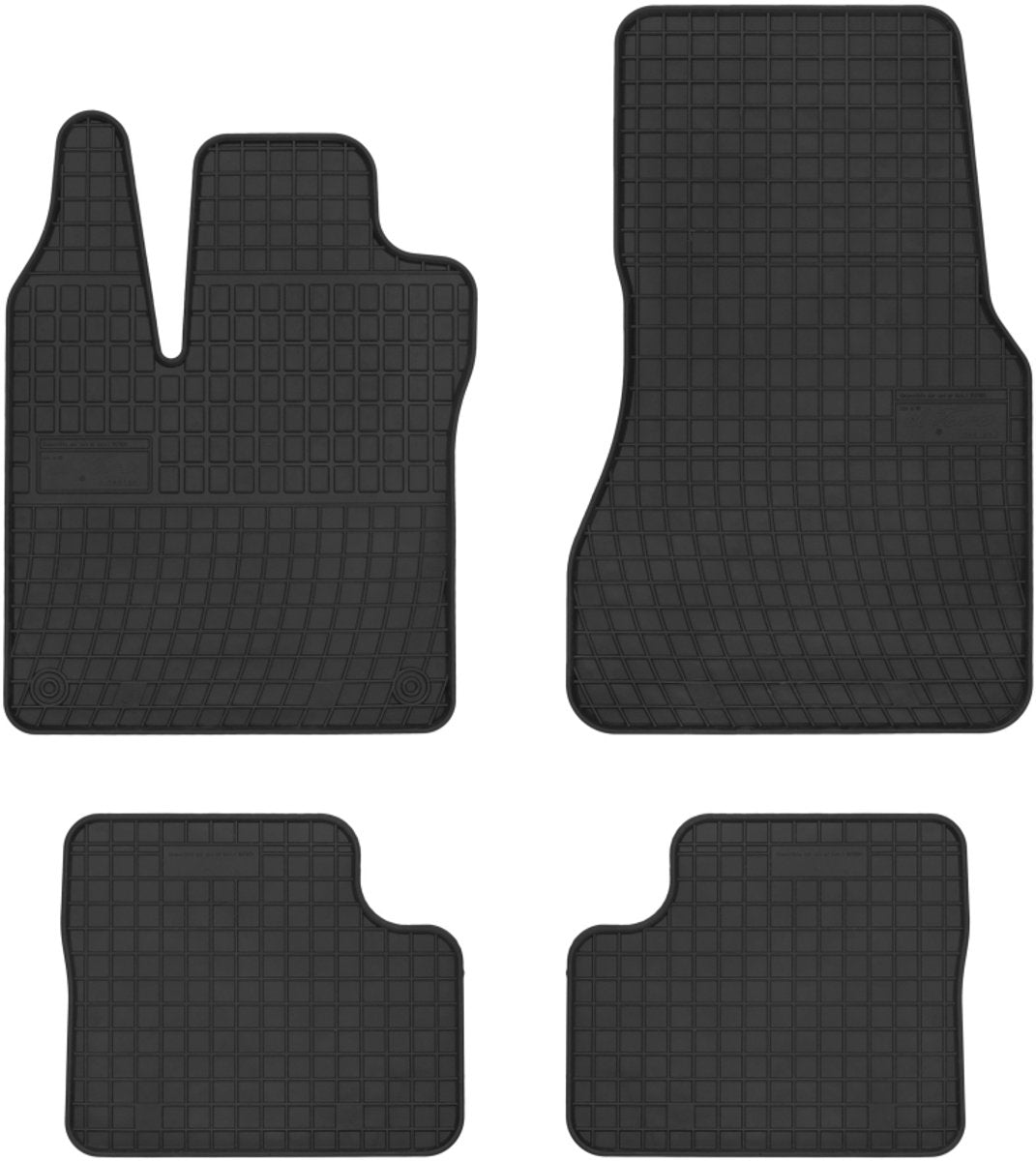 Alfombrillas de goma Frogum smart forfour 2014-2021 -