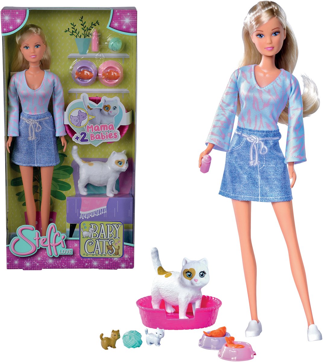 Steffi Love Fashion Doll con gatitos