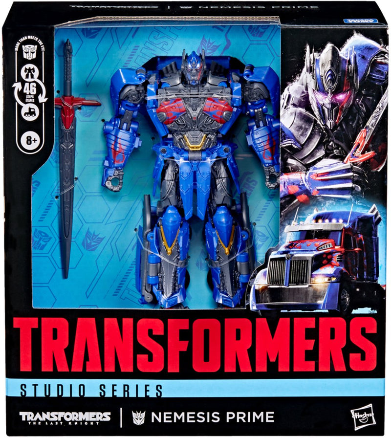 Hasbro Transformers: The Last Knight Studio Series Figura de acción de clase líder Nemesis Prime Figura de acción de 22 cm