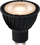 Lucide mr16 - led lamp - ø 5 cm - led - gu10 - 1x5w 2700k - dag nacht sensor - zwart
