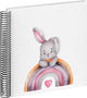 Walther sa-131 bunny malin - álbum en espiral - tamaño 25x25 cm - conejito blanco