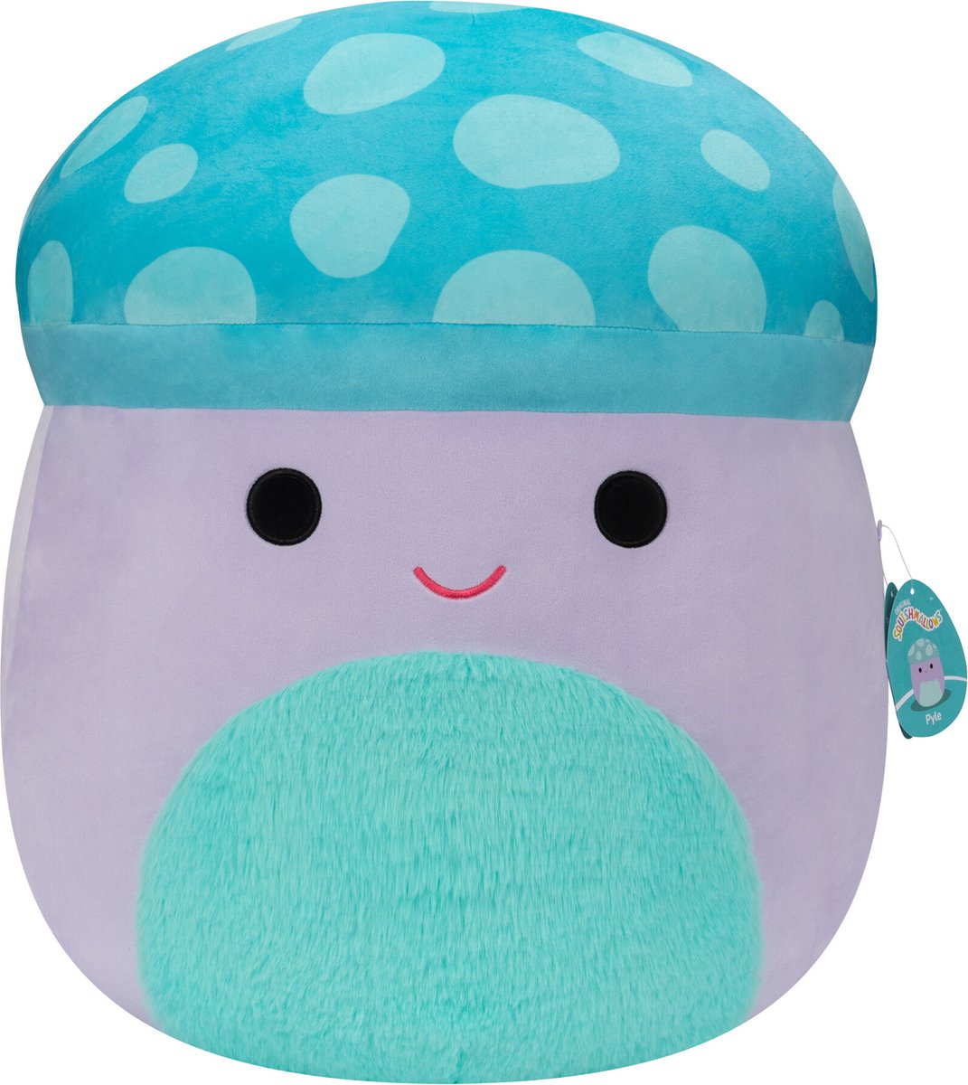 Squishmallows - peluche pyle el hongo azul violeta 40 cm