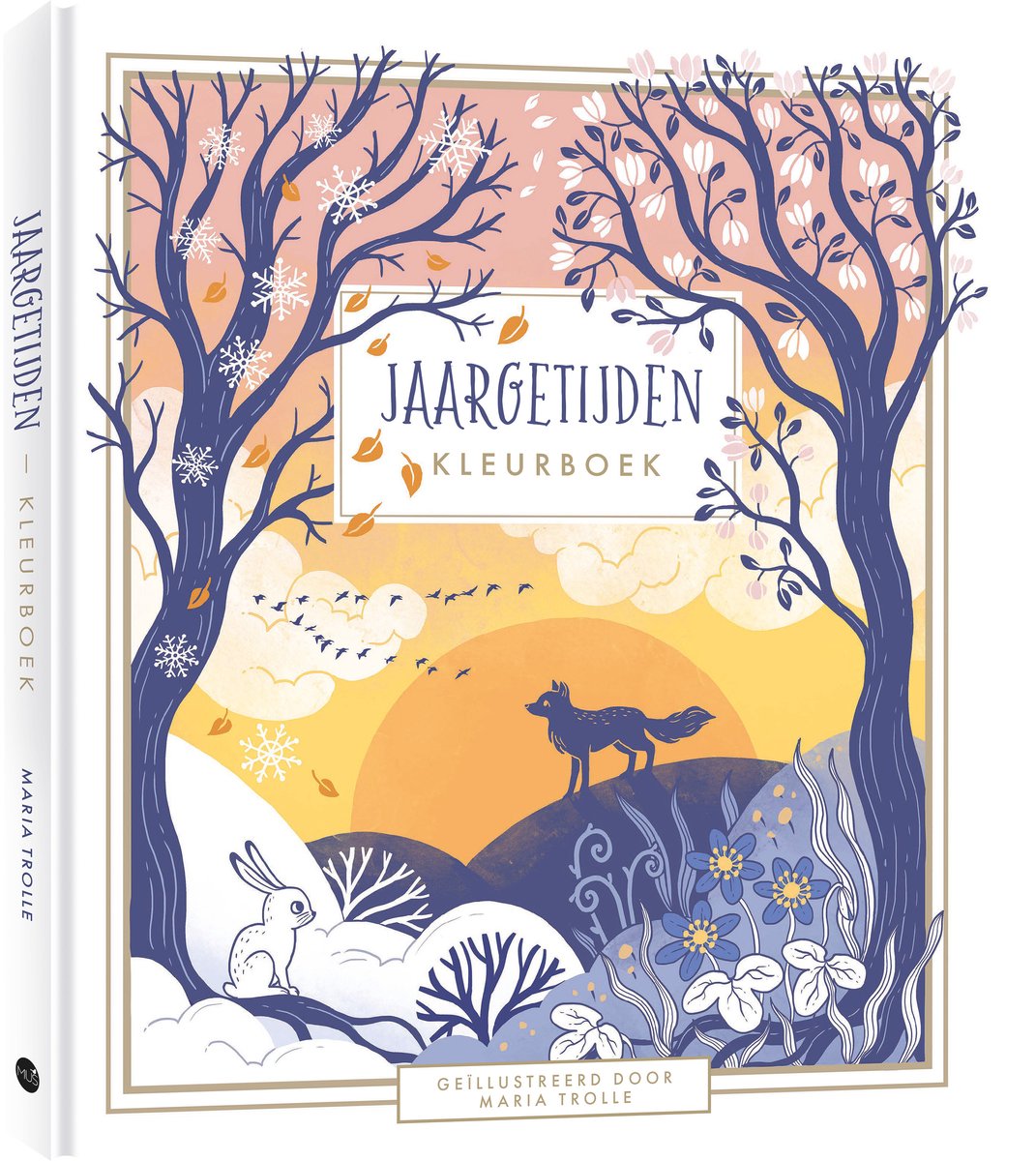 Libro da colorare Sparrow Creative Seasons - Maria Trolle - libro da colorare per adulti