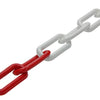 1013674 - cadena de plástico rojo blanco ø 6mm l 40mm 30m | 30 piezas