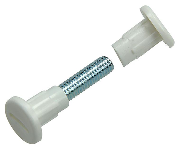 Mack 1013891 - 5 tornillos de conexión blancos 30-40mm | 10 piezas