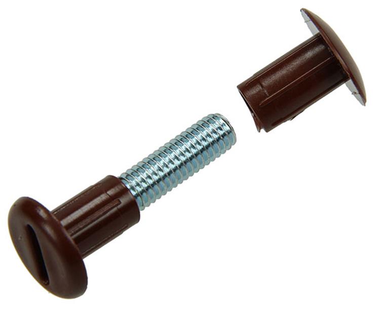 Mack 1013892 - 5 tornillos de conexión marrones 30-40 mm | 10 piezas