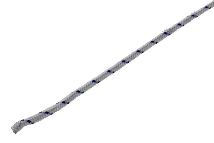 Mack 1014930 - pp trenzado blanco azul hilo2mm 20m | 5 piezas