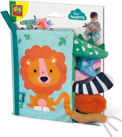 SES Tiny Talents Sensory Soft Animal Tails Book