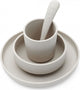 Jollein - set stoviglie per bambini 4 pezzi (torrone) - silicone - stoviglie per bambini, posate per bambini - 6-18 mesi