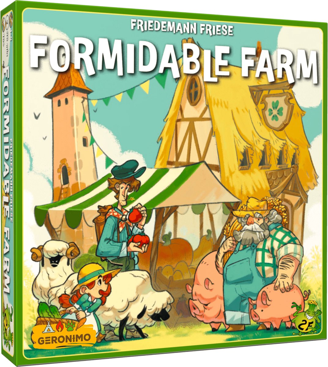 Geronimo games formidable farm - - bordspel - vanaf 10 jaar oud - van 1 tot 4 spelers