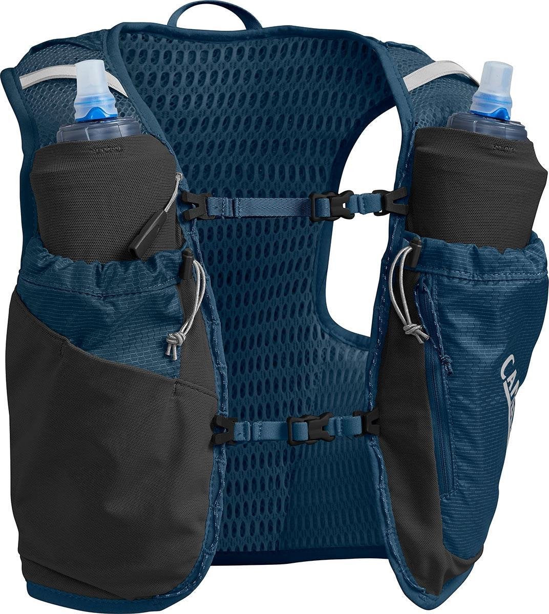 Gilet ultra pro da donna Camelbak - zaino idrico - s - 1 l 6 l - blu argento (gibilterra navy silver)