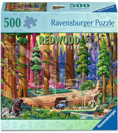 Ravensburger jigsaw puzzle redwood national park - 500 pcs.