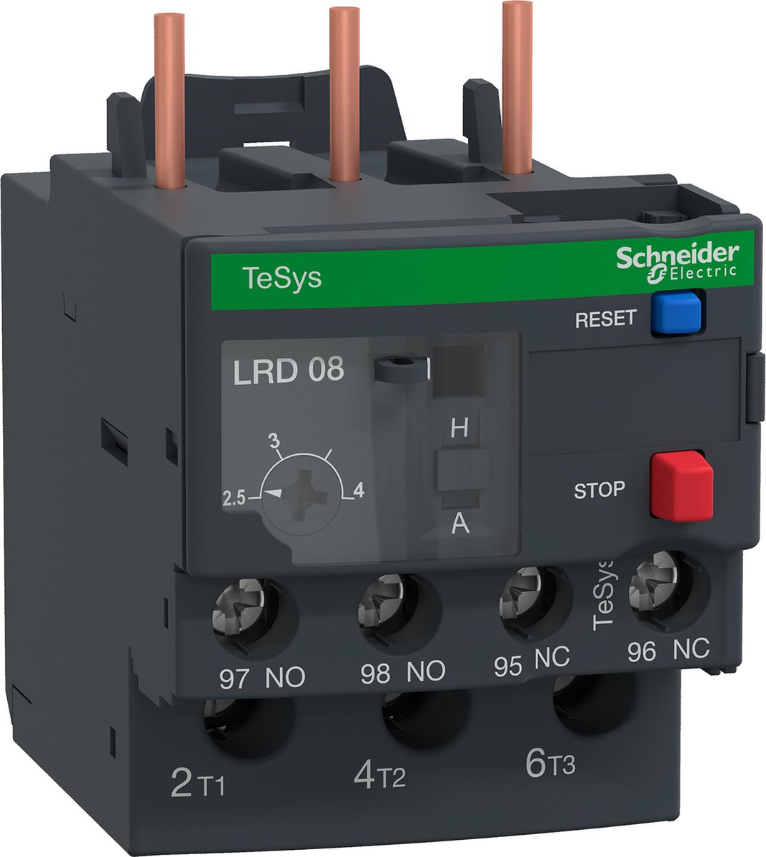 Relé térmico tesys 2.5-4.0a
