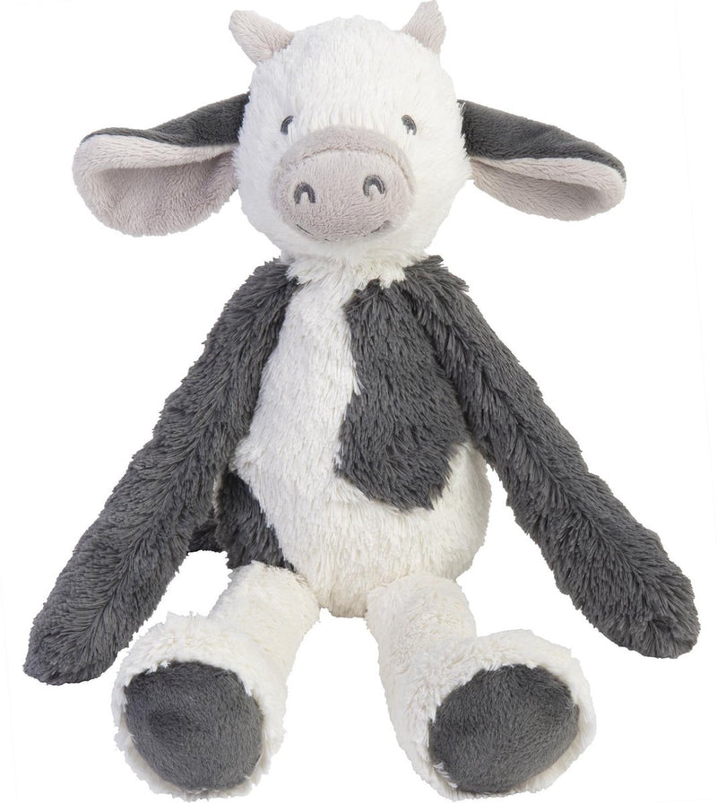 Peluche casper vaca caballo feliz 38cm - blanco gris - peluche bebé