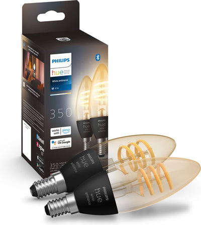 Philips Filament Candle E14 2-Pack