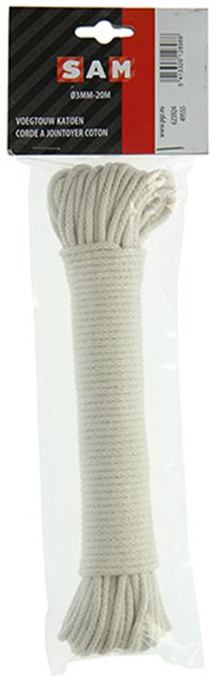 Mack 1014953 - corda snodata in cotone 3mm-20m | 5 pezzi