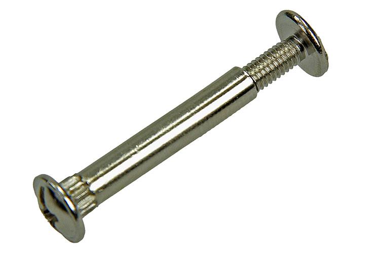 Mack 1013911 - 12 tornillos de unión para armario galvanizados ø 5 mm 40-50 mm | 10 piezas