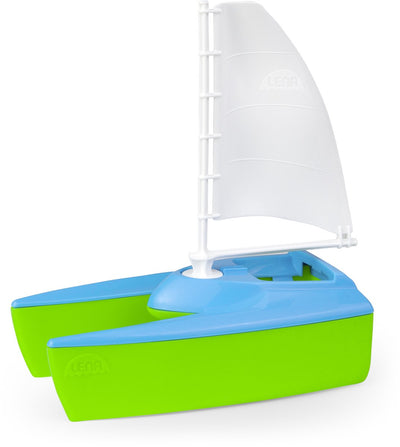 Lena sailboat toy - colorful bath toy boat for children.