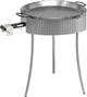Paravento Vaello per stand di paella in acciaio zincato 3 pezzi (ø 70 cm)