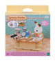 Decoración de casa de muñecas con isla de cocina Sylvanian Families 5442