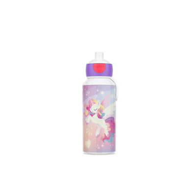 Bottiglia da bere mepal pop -up campus 400 ml - unicorno bagliore