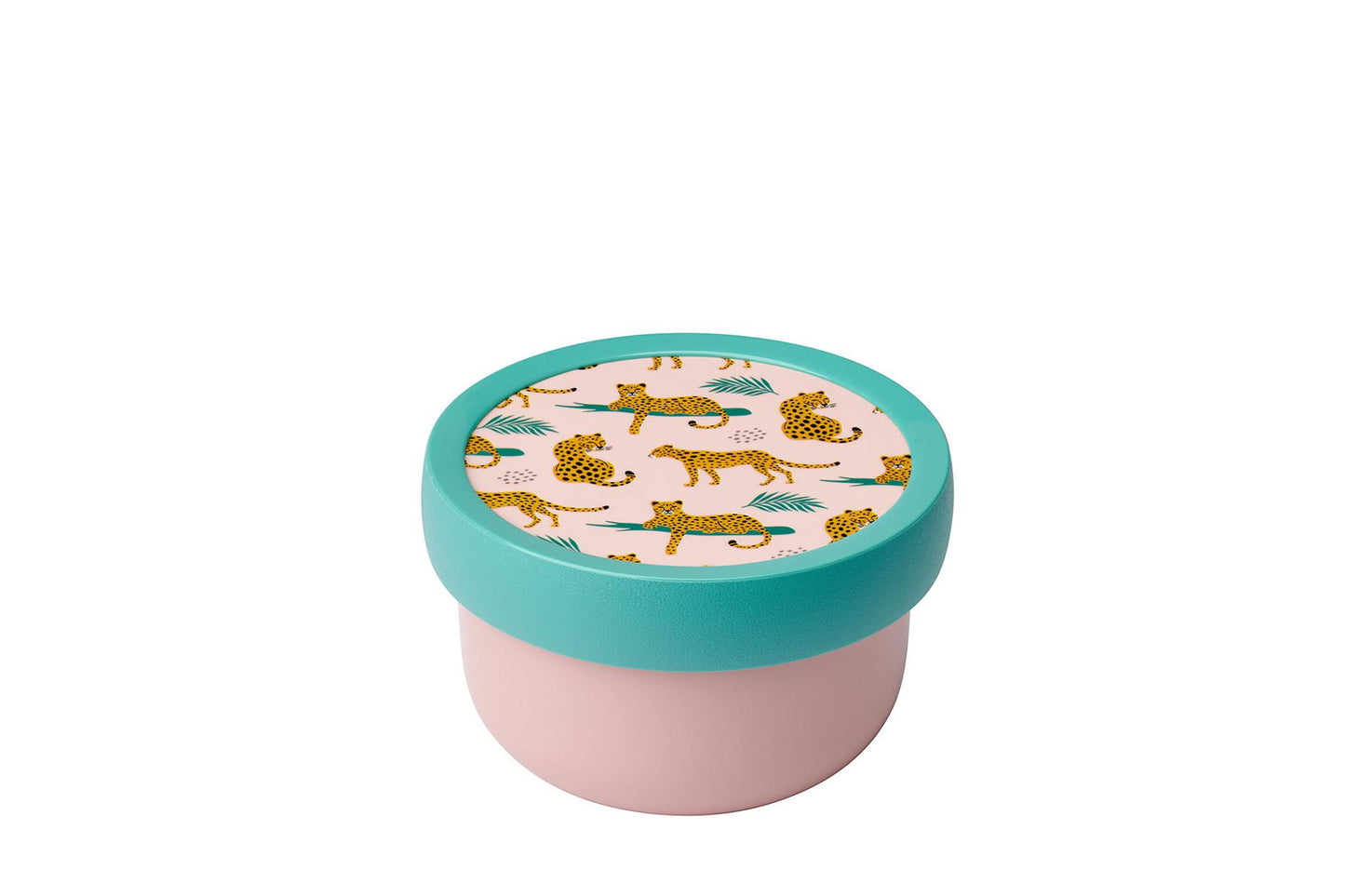 Mepal Campus Fruitbox leopard 300 ml di rosa verde