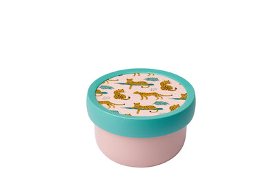 Mepal Campus Fruitbox leopard 300 ml di rosa verde