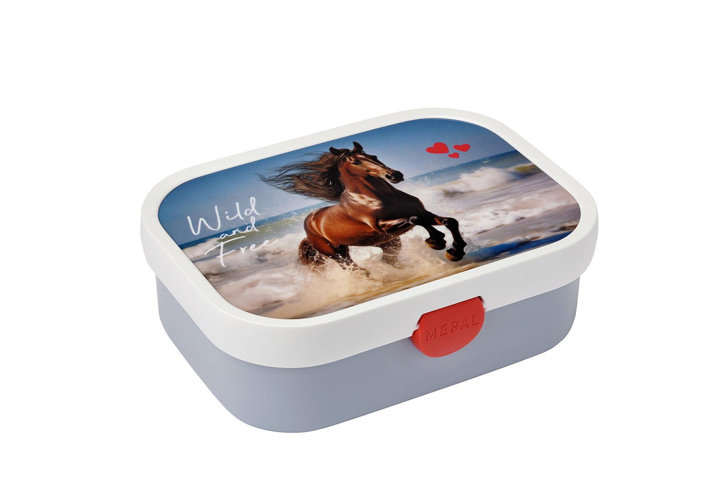 Mepal Lunchbox Campus Wild Horse White Blue