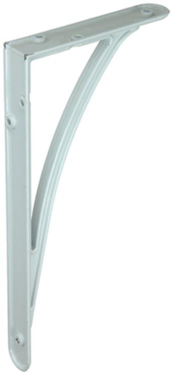 1015317 - suela cónica reforzada aluminio blanco 250x125 mm | 6 piezas