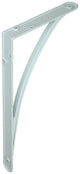 1015318 - suela cónica reforzada aluminio blanco 300x150 mm | 6 piezas