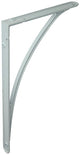1015319 - suela cónica reforzada aluminio blanco 350x200 mm | 6 piezas