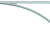 1015319 - suela cónica reforzada aluminio blanco 350x200 mm | 6 piezas