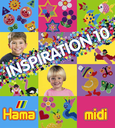 Folleto de inspiración de Hama String Beads, No. 10