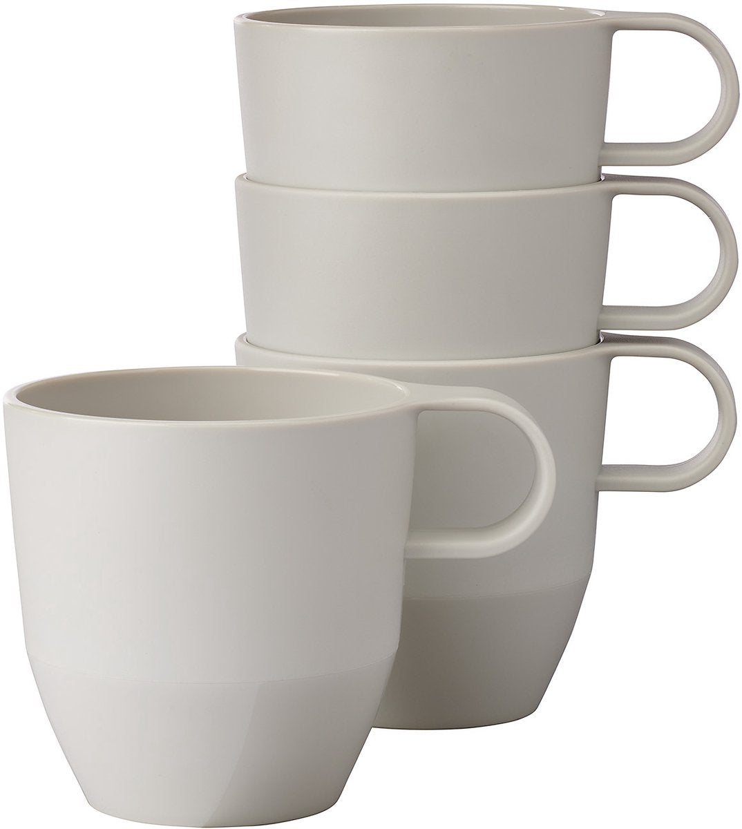 Mepal mug silueta - 4x 300 ml - tazza da caffè - bianco nordico