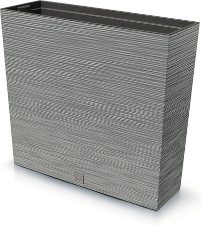 Prosperplast furu case tower - fioriera con inserto - per interni ed esterni - colore cemento (grigio)