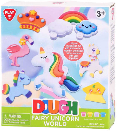Playgo klei speelset eenhoorn - creatieve kleipotjes voor kinderen.