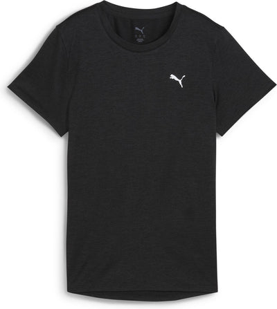 Puma w tad esencial heather tee Camiseta deportiva para mujer - black heather